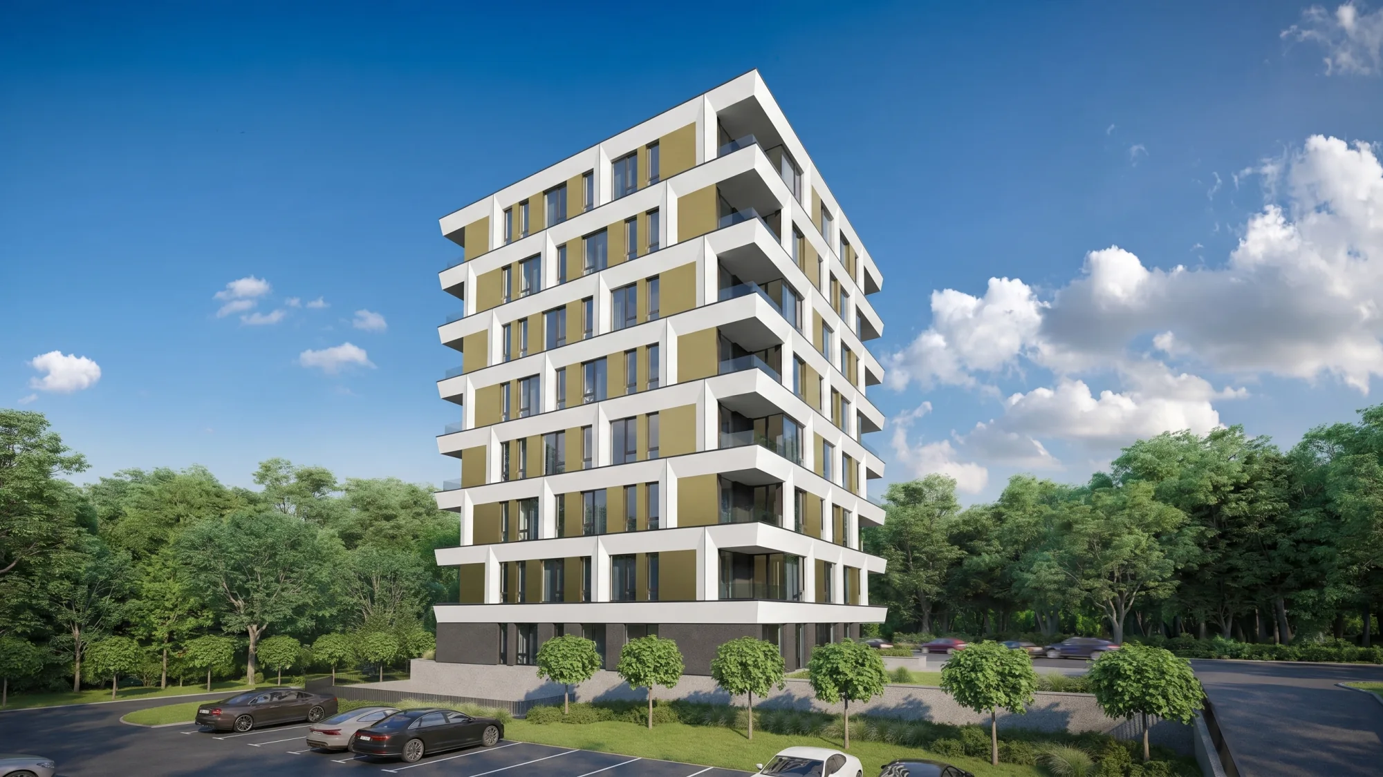 Prime Residence — архитектурен рендер